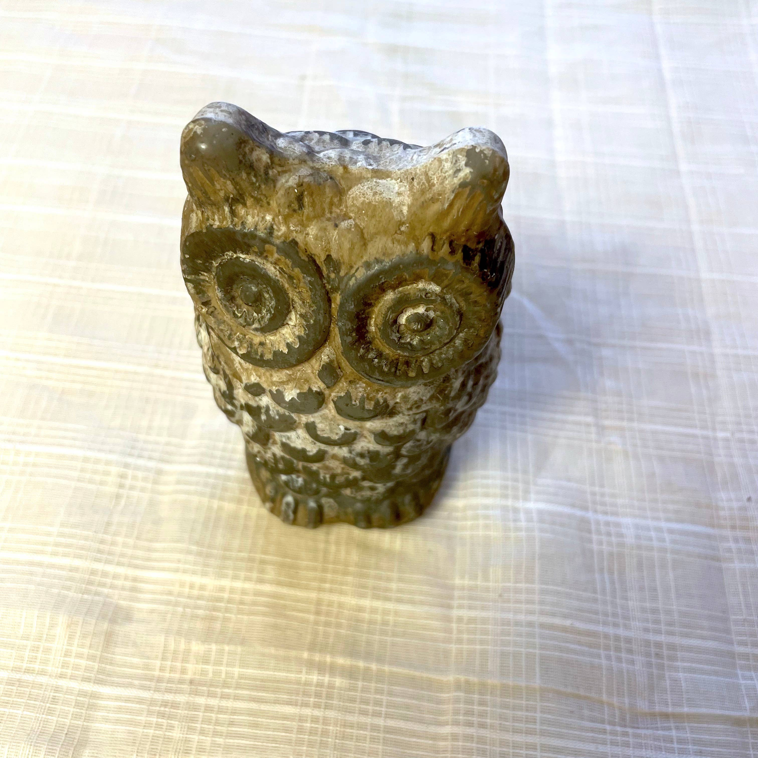 Tesoros Trading Company – Engroshandel Pyntefigur – Glas Antiqued Sm Owl, Indien2