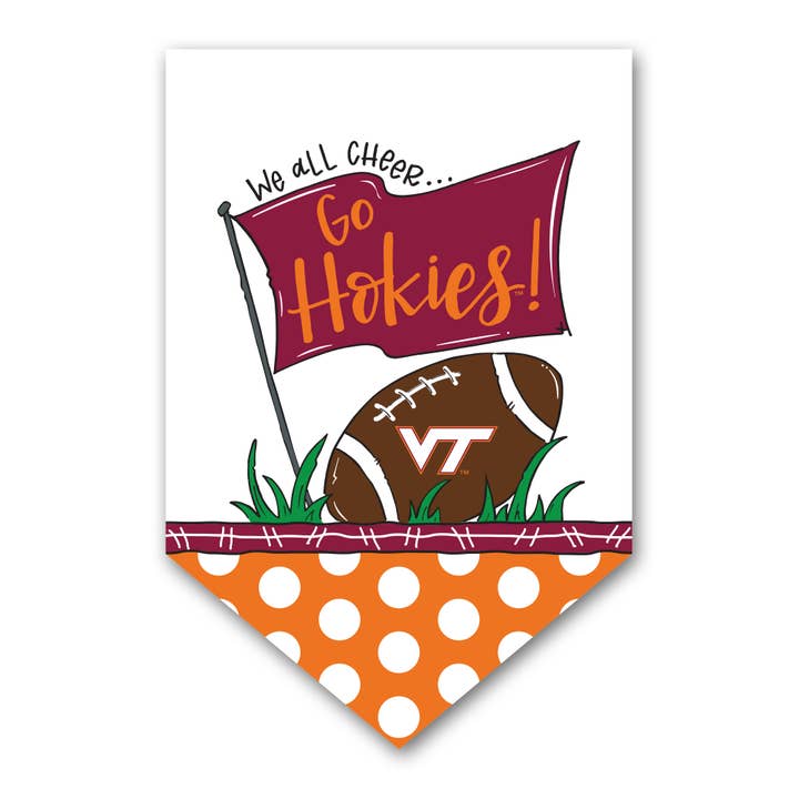 MAGNOLIA LANE - Wholesale Flag - VA Tech We All Cheer Flag