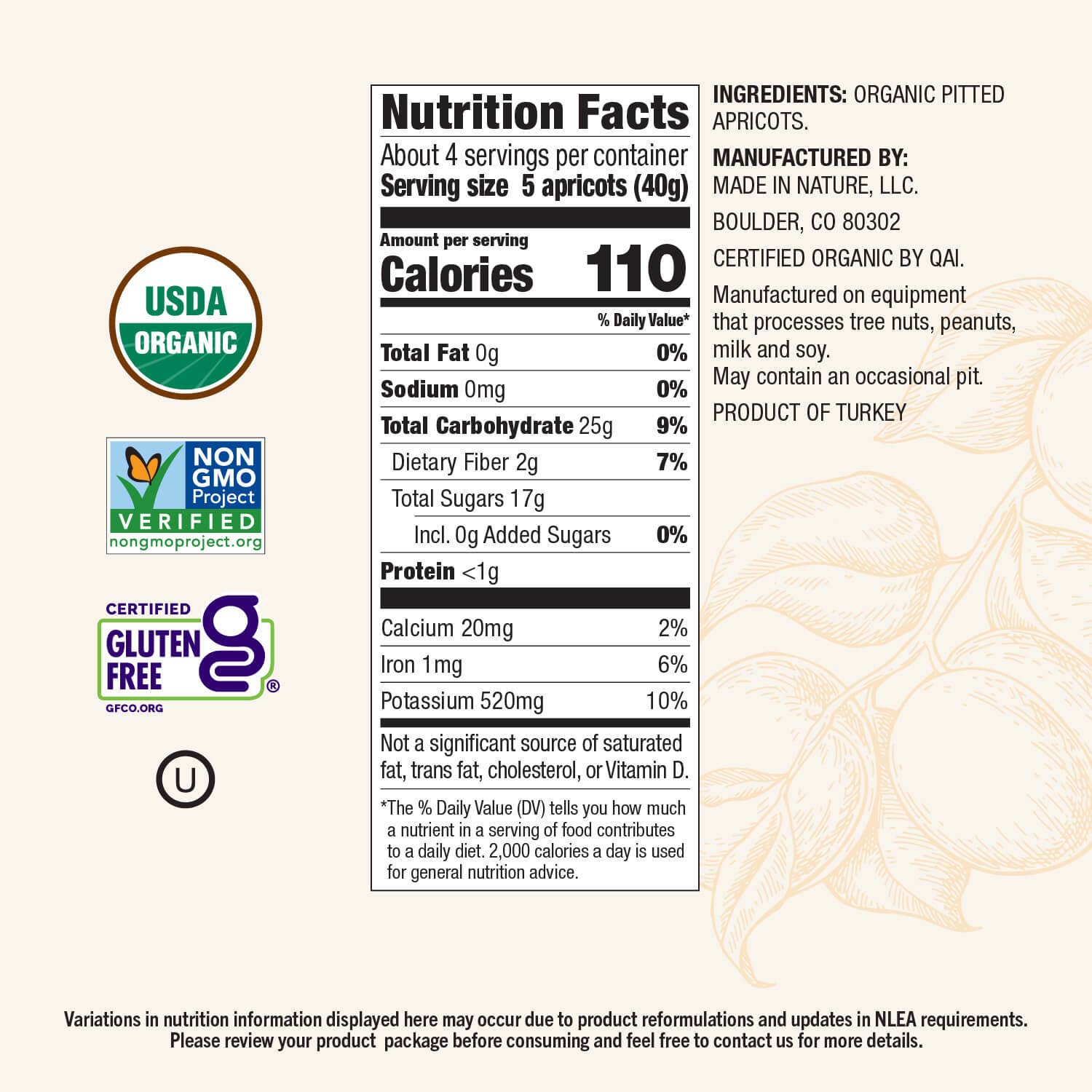 Made In Nature - Wholesale Dried/Dehydrated Fruit - Dried Apricots11