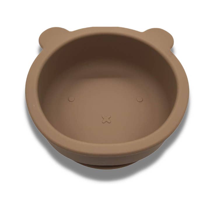Bear Shaped Bowl - Taupe for wholesale by Eat Well Bebe