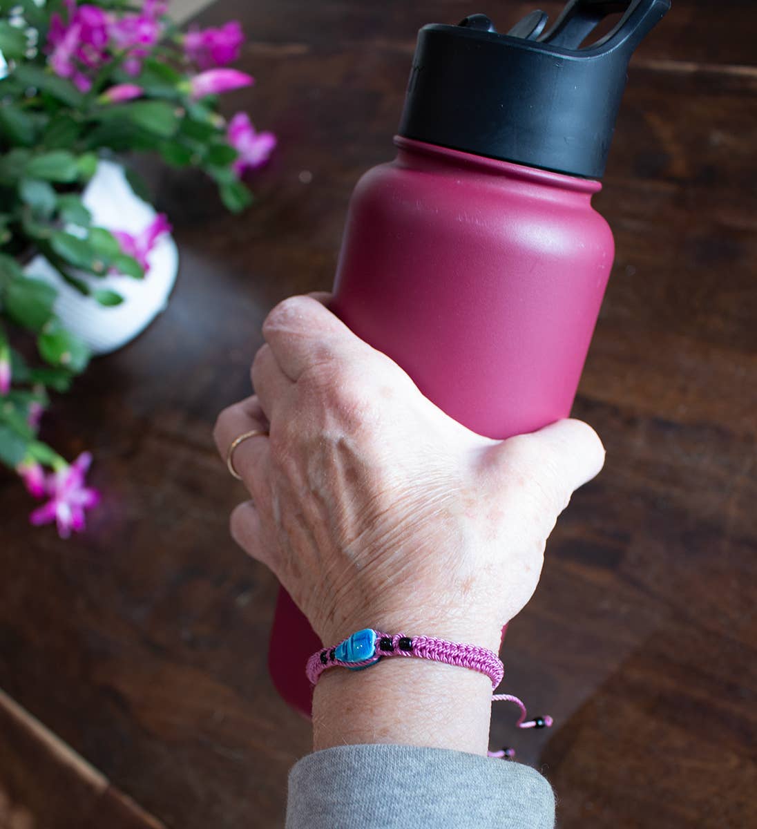 Discoveries, Inc. - Wholesale Beaded Bracelet - Assorted Colorful Macramé Scarab Bracelets - Made in Egypt5