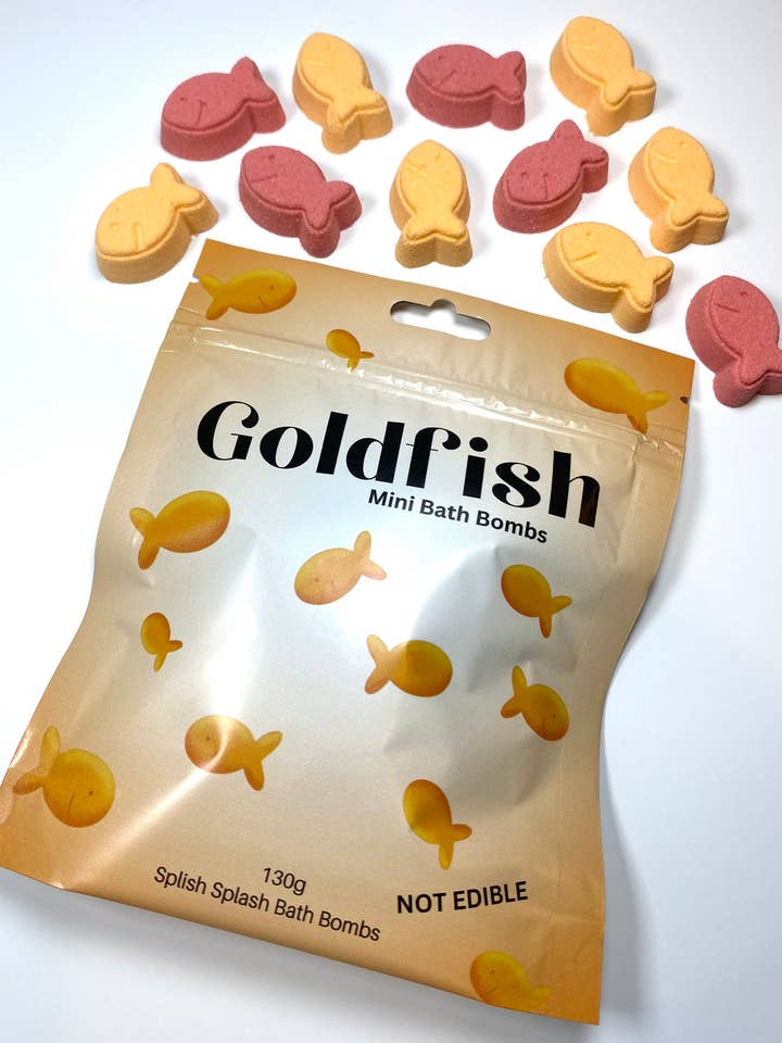 Mini Goldfish for wholesale by Splish Splash Bath Bombs