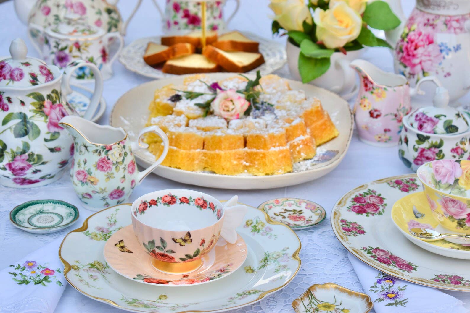 All Little Cute Things - Wholesale Tea Set - Mismatched teacups for Tea party, Catering, Event Planner7