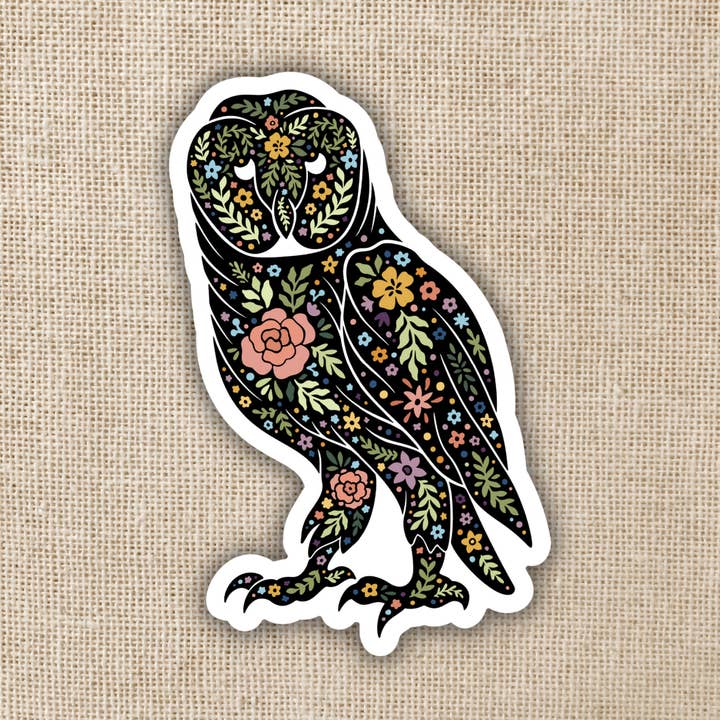 Magic Boho Owl Sticker for wholesale by Kingdom of Threads