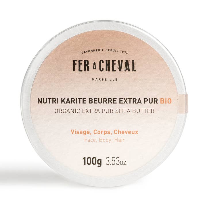 Manteiga de Karité Extra Pura Orgânica Nutri 100 g por atacado de Fer à Cheval