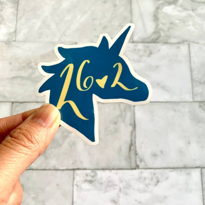Pen and Paces - Wholesale Sticker - 26.2 Unicorn Sticker