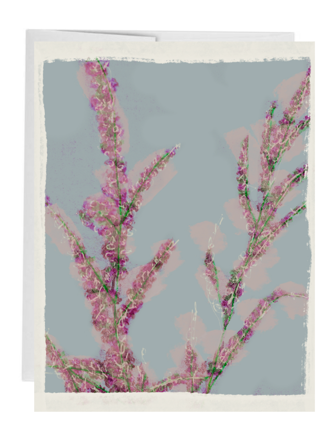 Gather Goods Co - Cards, Coasters, Tea Towels, Art, Mugs – wholesale Everyday greeting card – Heather Blank Botanical Note Card5