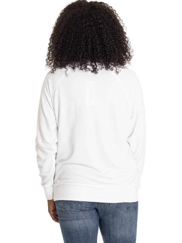 Flying Colors Apparel - Wholesale Screen Printed T-Shirt - Women's - West Virginia Mountaineers Long Sleeve Rylee Raglan Top3