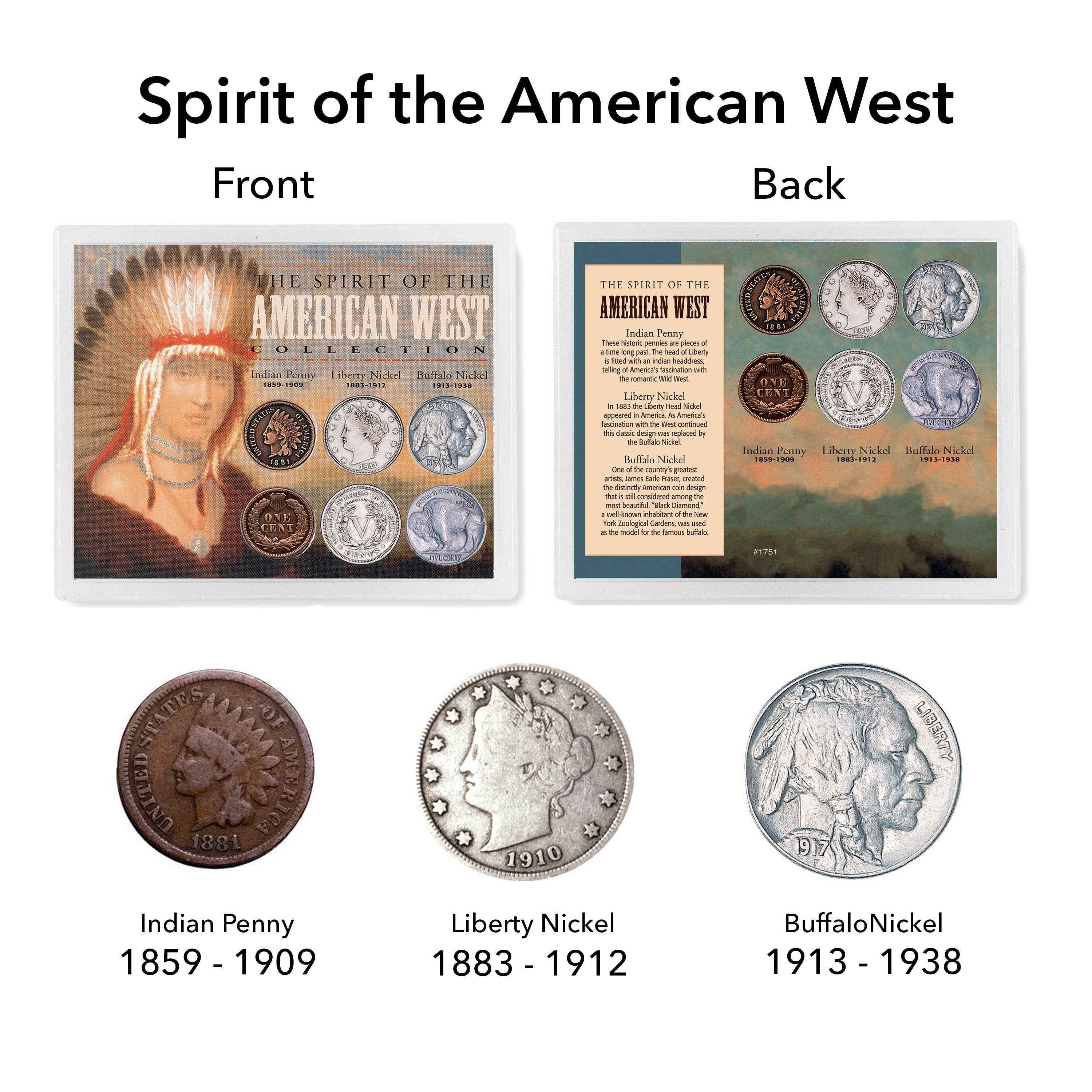American Coin Treasures - Wholesale Keepsake Coin/Token - Spirit of the American West Coin Collection3