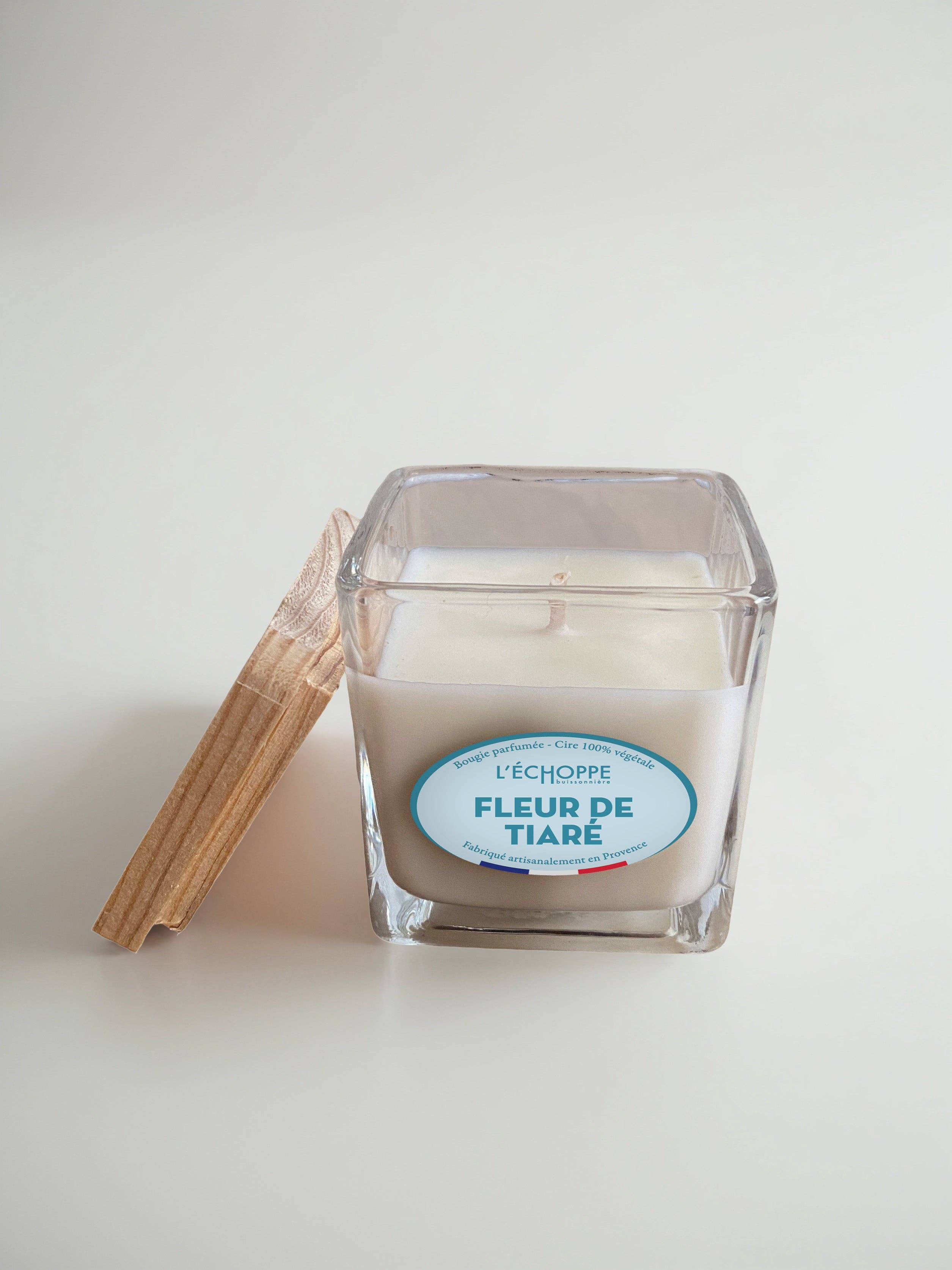L'Échoppe Buissonnière - Wholesale Jar/Filled Candle - Tiare Flower - Scented Candle 85g0