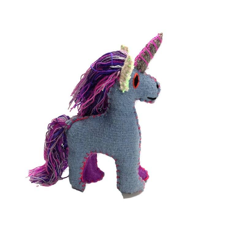 Lumily – wholesale Decorative tabletop object – Lily the Unicorn: Repurposed Wool Boho Decor - Mexico9