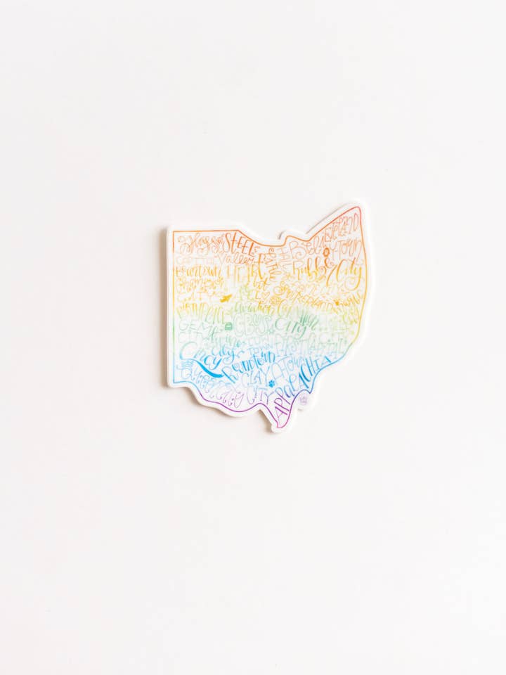 Autocolante Vinil Apelidos de Ohio – Autocolante Alto no Meio por atacado de NatterDoodle