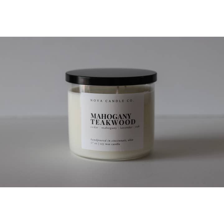 3 Wick Classic Soy Wax Candle | Glass Candle for wholesale by Nova Candle Co