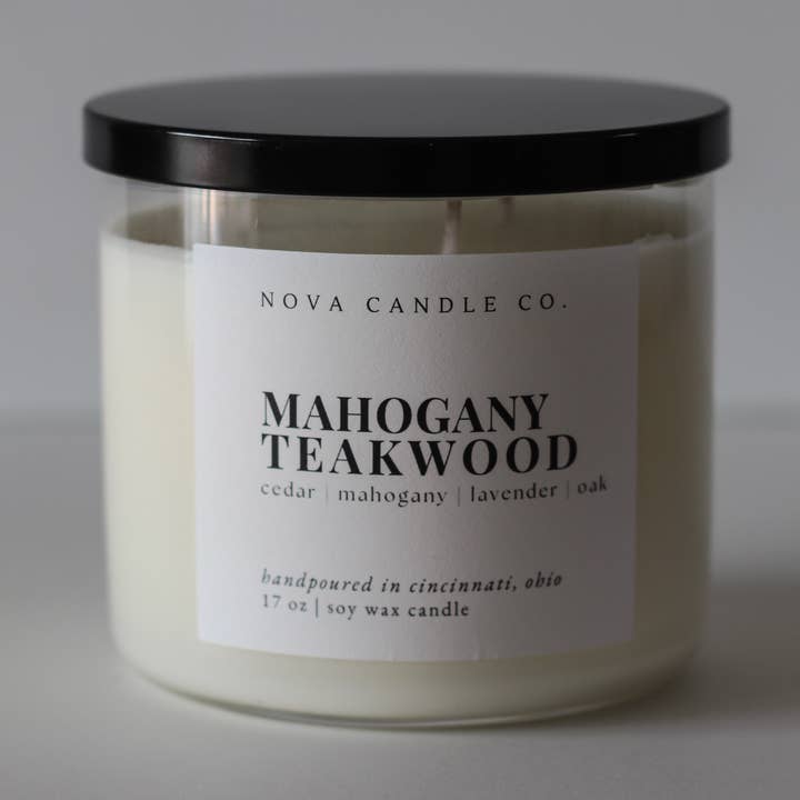 3 Wick Classic Soy Wax Candle | Glass Candle for wholesale by Nova Candle Co