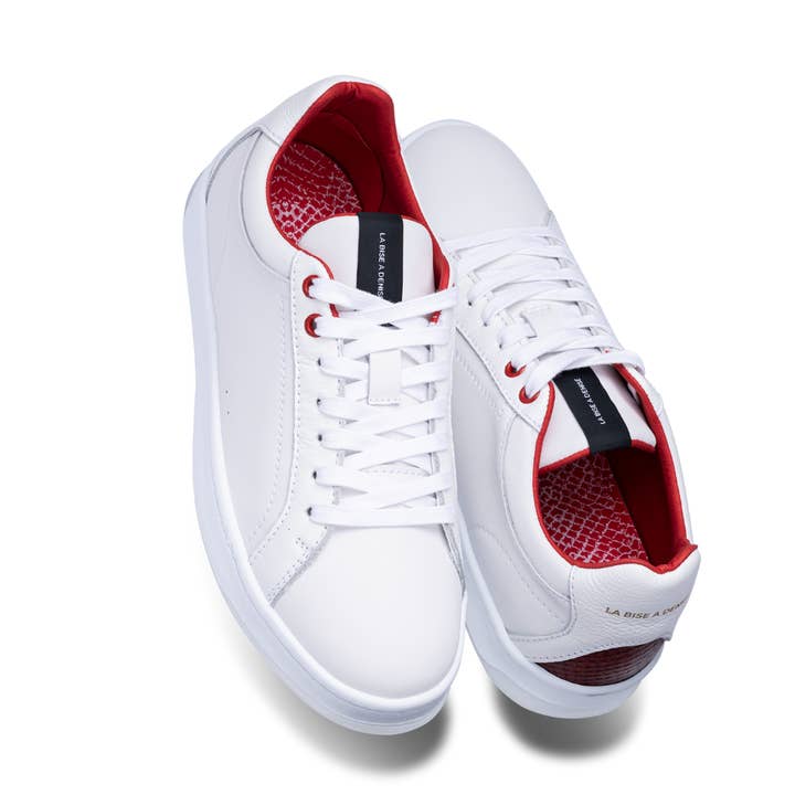 Varuna Red Velvet Sneakers - La Bise a Denise for wholesale by La Bise à Denise