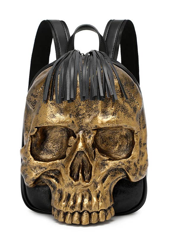 Skull Relief Pu Leather Backpack HB1536 for wholesale by Ole