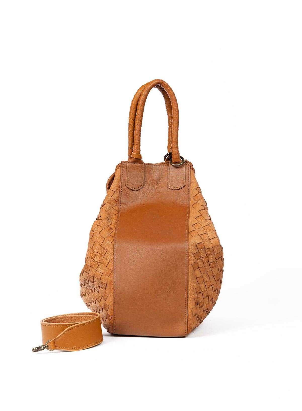Deux Mains: Haiti Fair Trade - Wholesale Tote Bag - Women's - All Day Leather Tote2