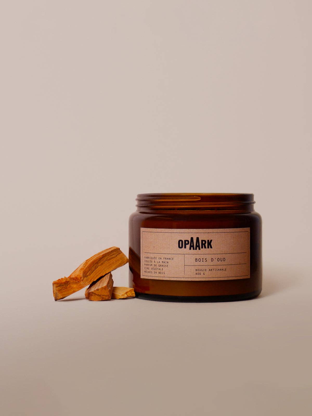 Opaark – wholesale Burkljus – BOIS D'OUD - Dubbel veke 400g0