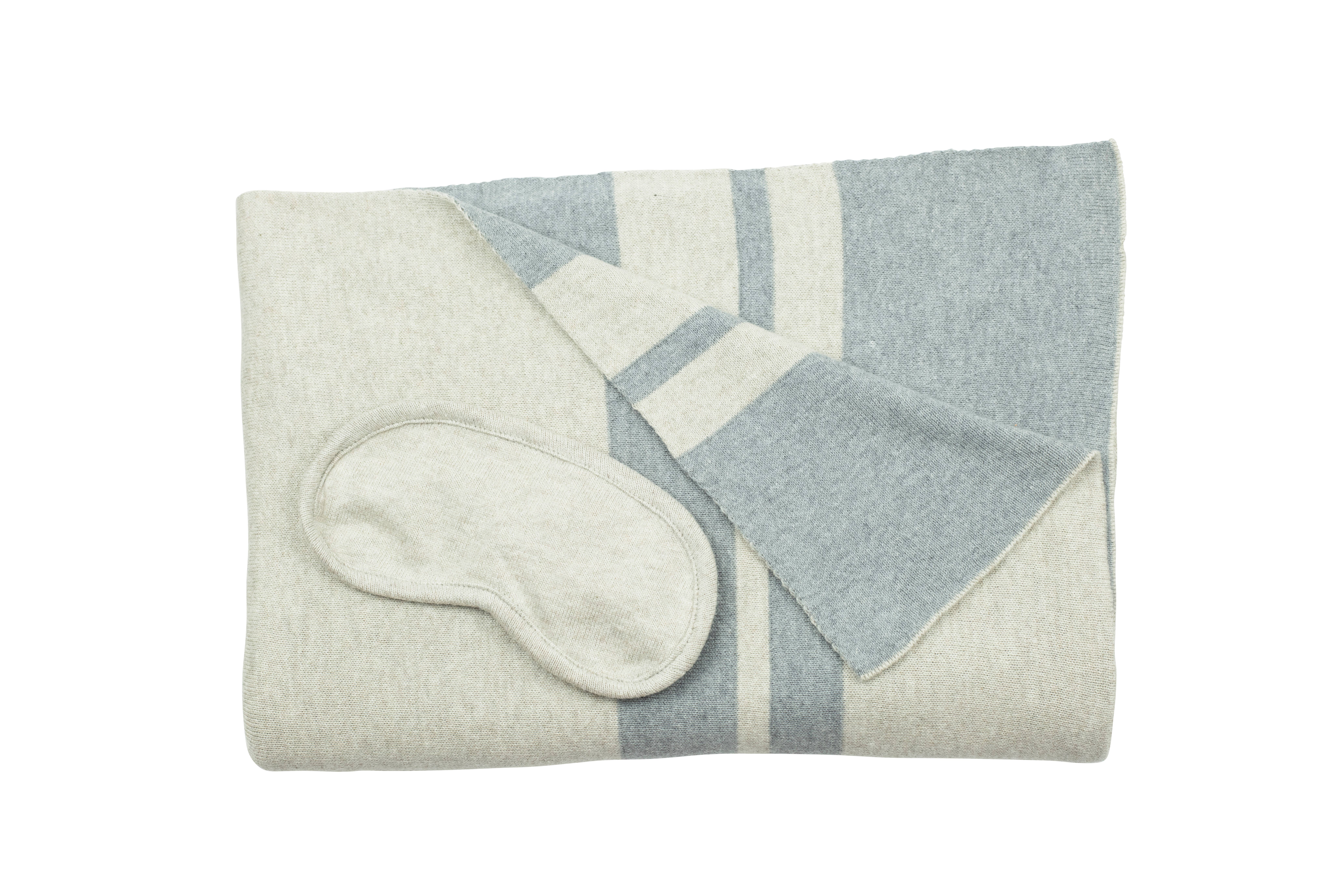 Pink Lemonade – wholesale Travel blanket – Dual - Love - Linen/Lt Grey Mel1