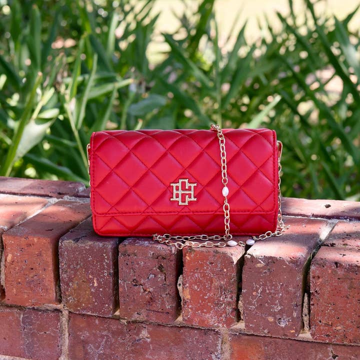 Caroline Hill - Wholesale Crossbody Bag - Women's - Brynleigh Clutch Crossbody Red SQ0