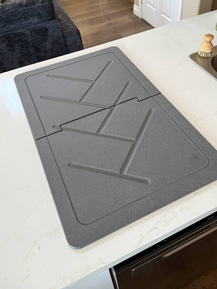 Tapis de sol en pierre de terre de diatomée à séchage rapide XL | Tapis de bain pour la vente par Me Mother Earth