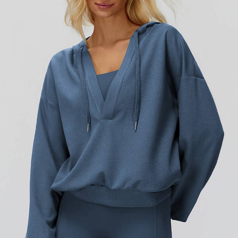 WONDERXFANS - Wholesale Athletic Jacket - Women's - V-neck hooded outdoor sports jacket2