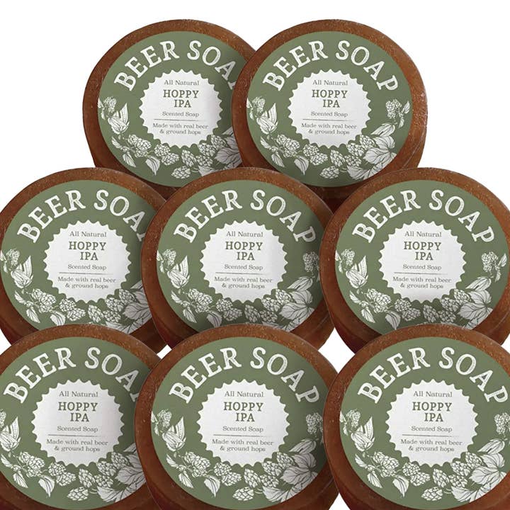 Swag Brewery - Wholesale Bar Soap - Beer Soap (Hoppy IPA) - 8 Pack ROUND