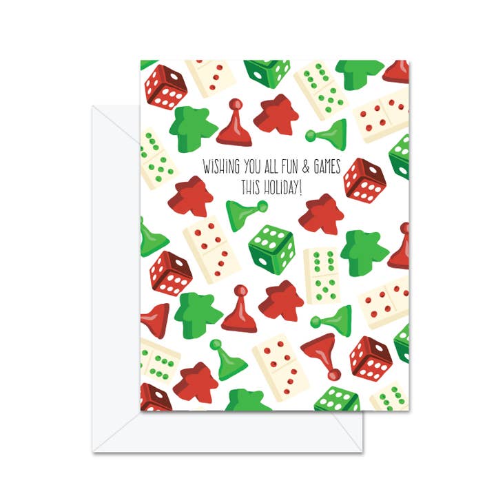 Wishing You All Fun and Games - Tarjeta de felicitación para venta al por mayor de Jaybee Design