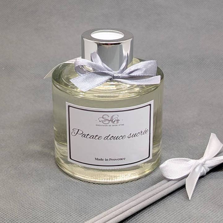 Diffuseur à bâtonnets PREMIUM – Patate douce sucrée | 125 ml pour la vente par Sarl SdG / Souffle de Gaïa