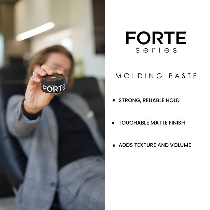 Forte Series, Inc. – Engroshandel Texture clay - Herre – Formpasta - Fleksibelt Hold, Let at Vaske Ud - 2,5 Oz3
