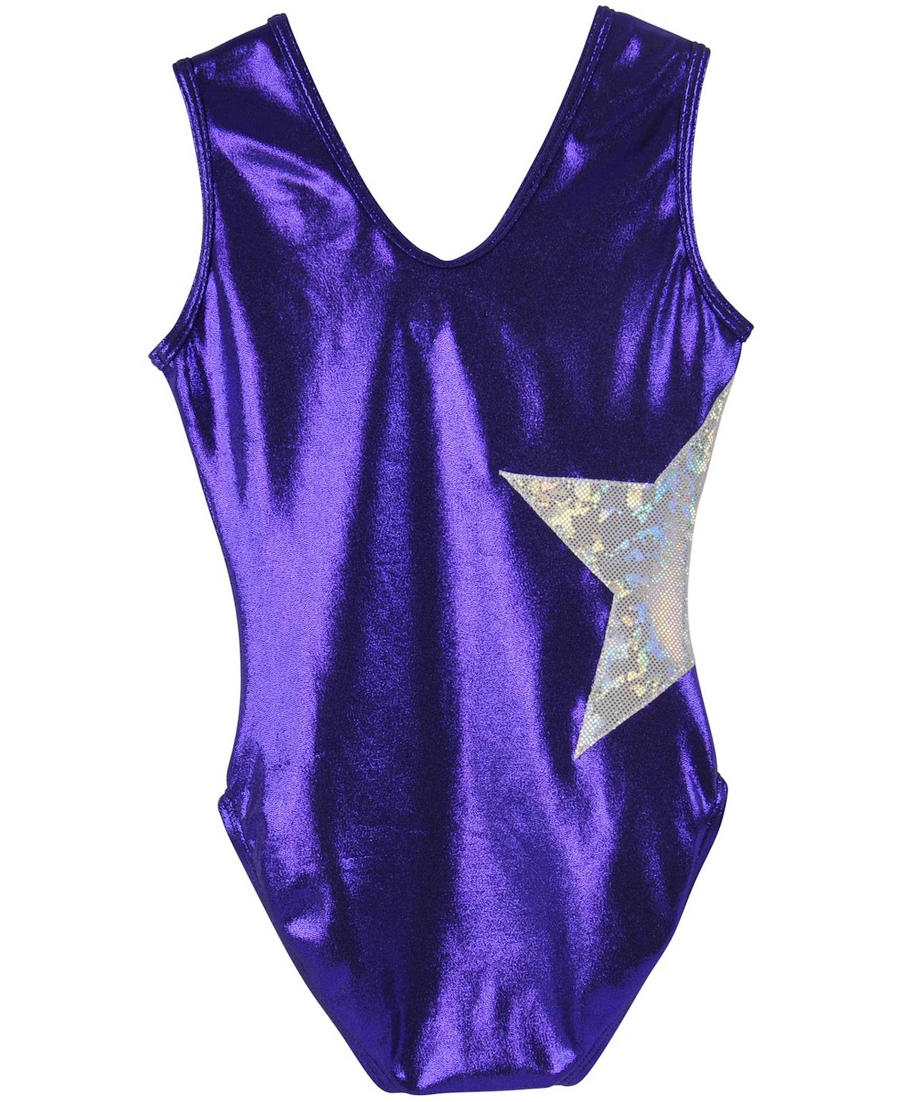 Obersee - Wholesale Leotard - Kids - Girl's Gymnastics Leotard - Purple Star0