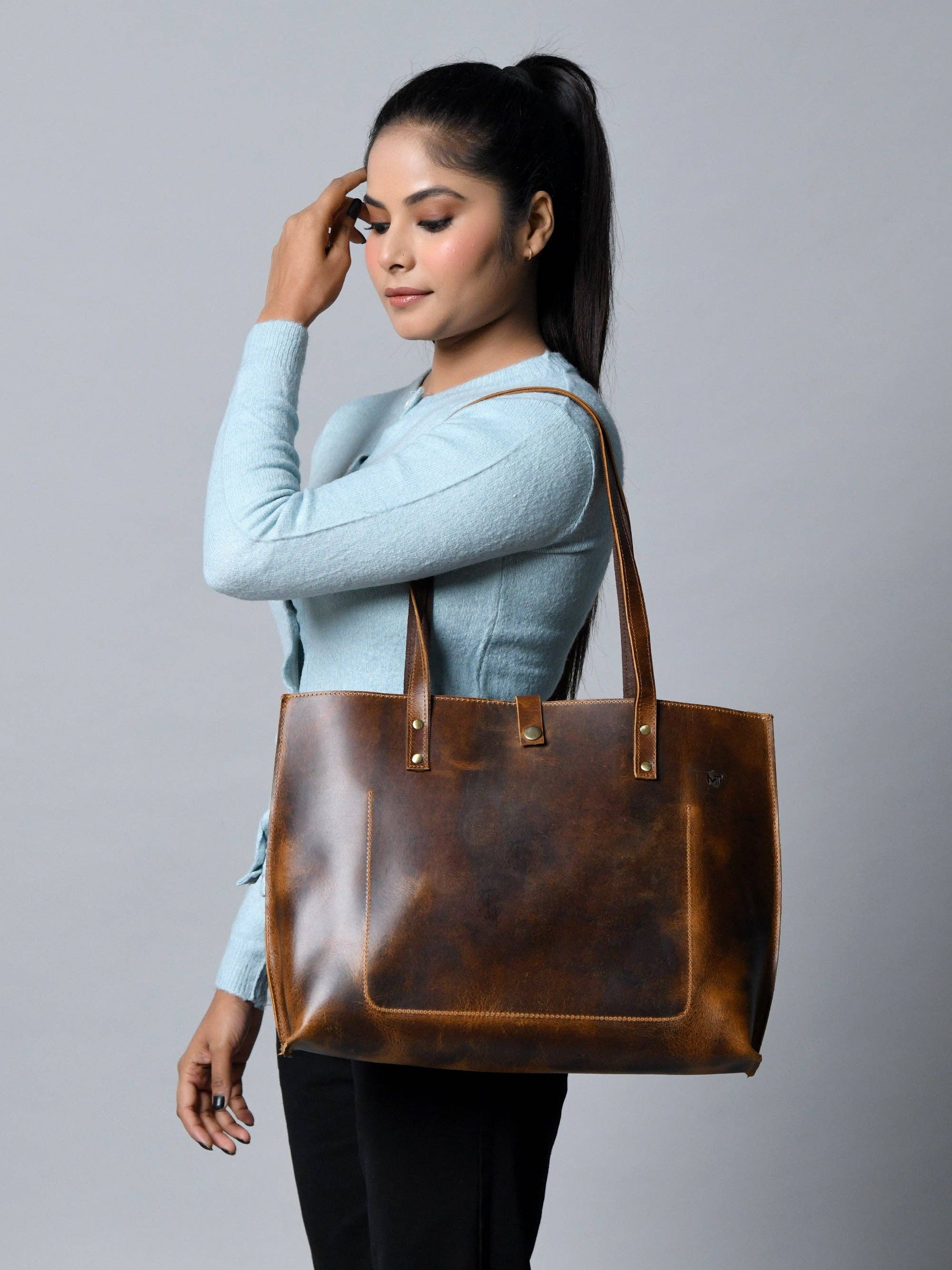 Classy Leather Bags - Wholesale Tote Bag - Women's - Buffalo Terry Tote8