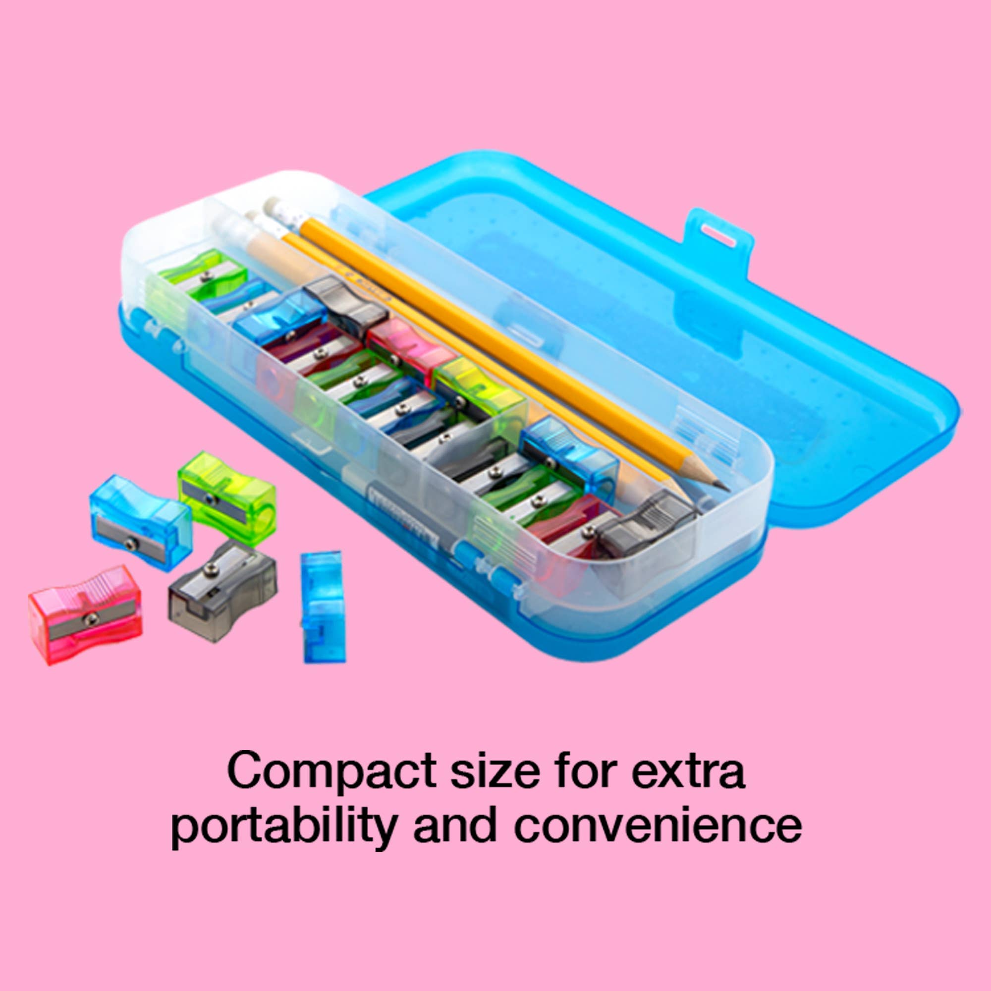 BAZIC Products - Wholesale Pencil Sharpener - Single Blade Square Pencil Sharpener (24/Box)2