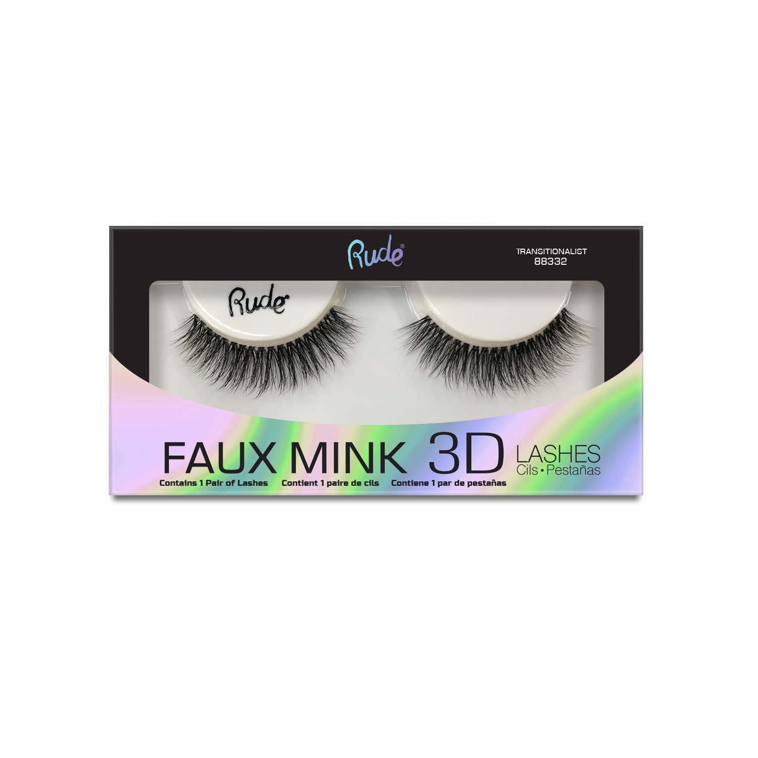 Rude Cosmetics - Wholesale False/Fake Eyelashes - Lush - Faux Mink 3D Lashes4