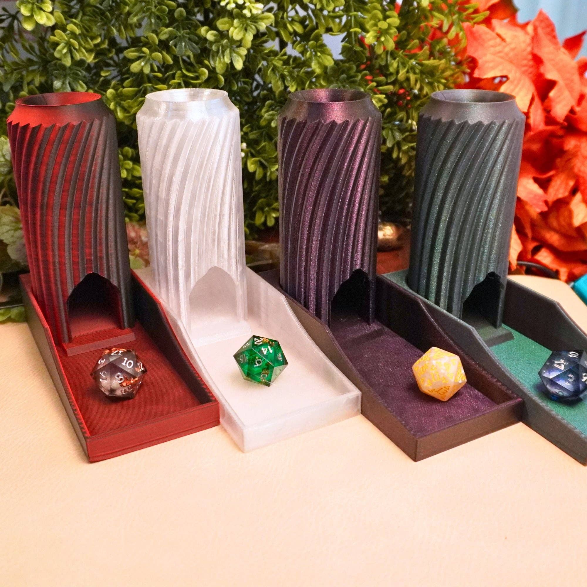 Minva Tabletop Design Co - Wholesale Dice - Mini Spiral Dice Tower4