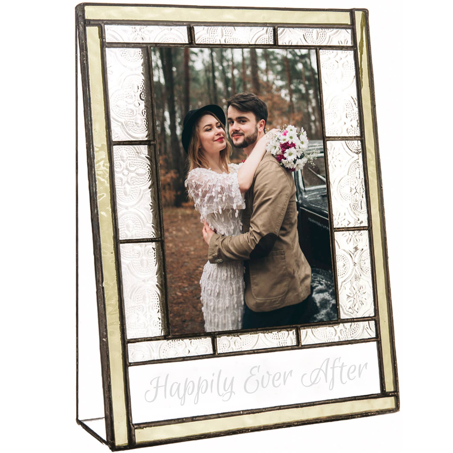 J Devlin Glass Art & Bert Anderson Collection - Wholesale Picture Frame - Happily Ever After Wedding Frame 4x6 By J Devlin | Pic 3872