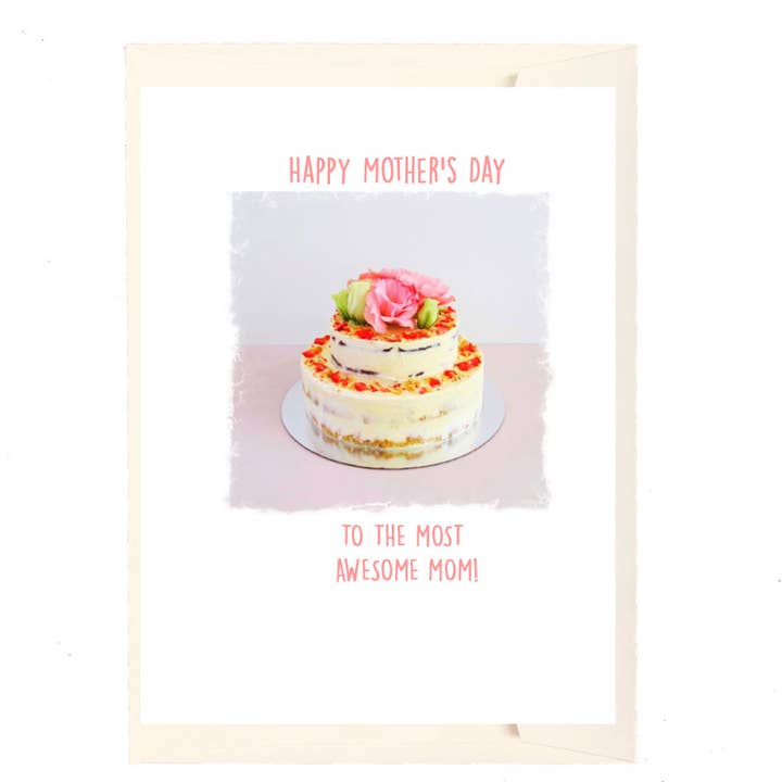 Paperlove Boutique - Wholesale Mother's Day Card - Happy Mother's Day to the most awesome mom!