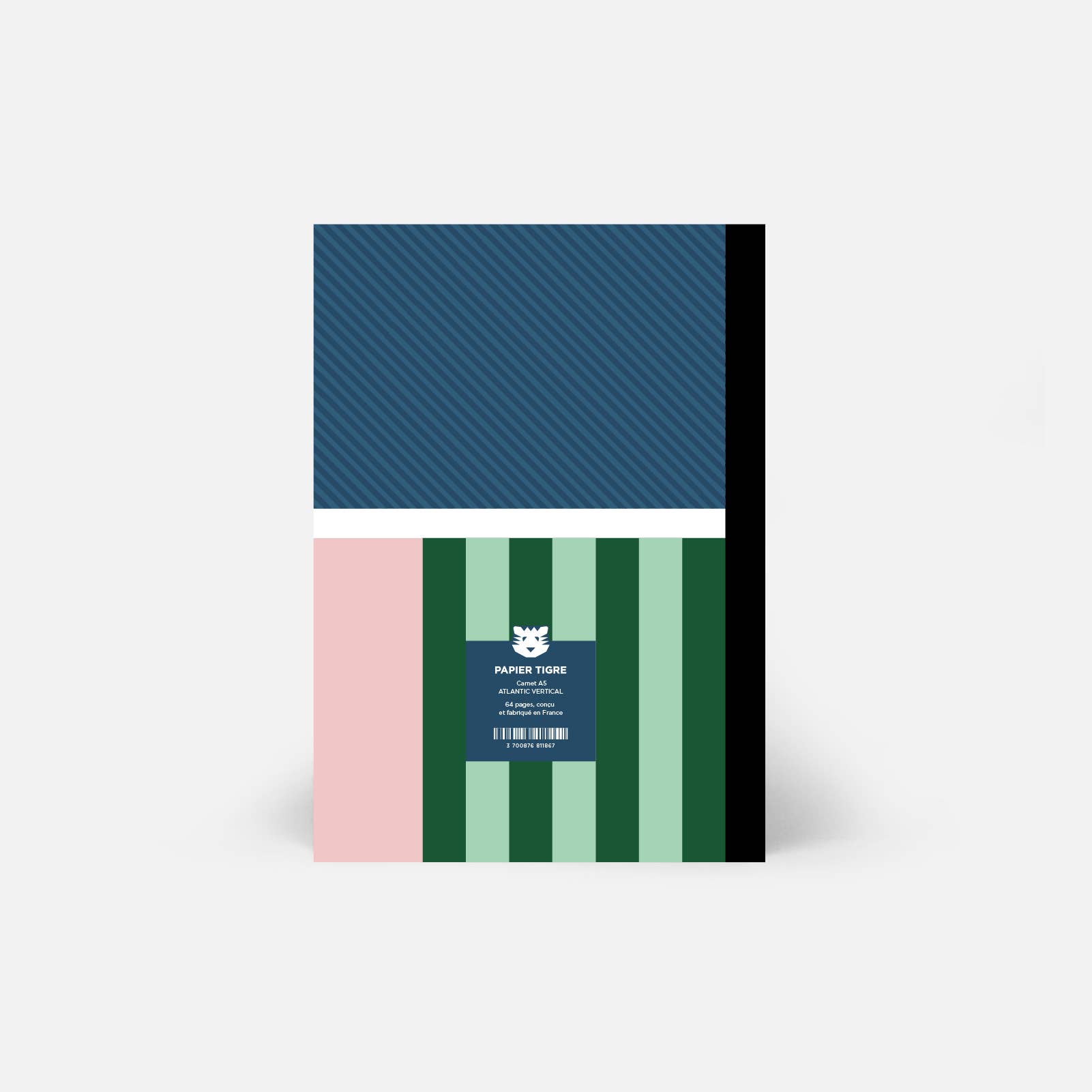 Papier Tigre - Wholesale Notebook - Stapled notebook A5 - Atlantic vertical1