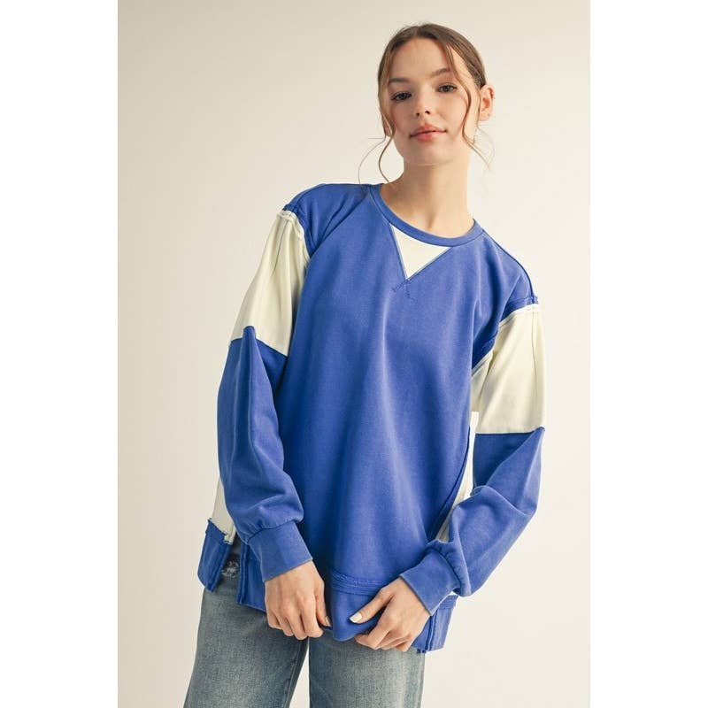 STYLE USA - Wholesale Tunic - Women's - NEW Color Block Gameday Top17