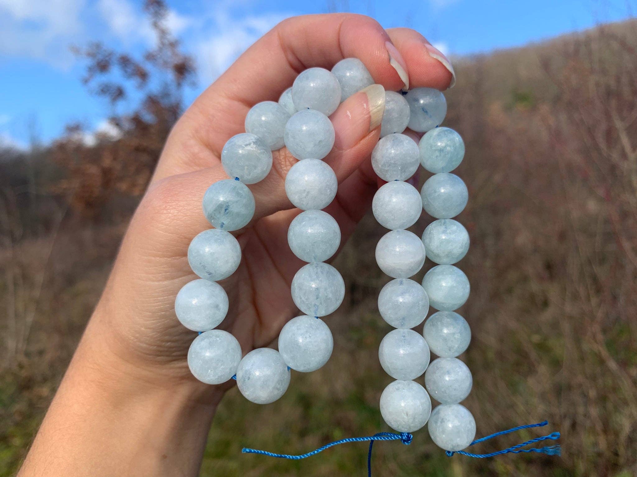 REMOVED BRAND - Wholesale Beads - Aquamarine beads between 4 and 12 mm AMU11