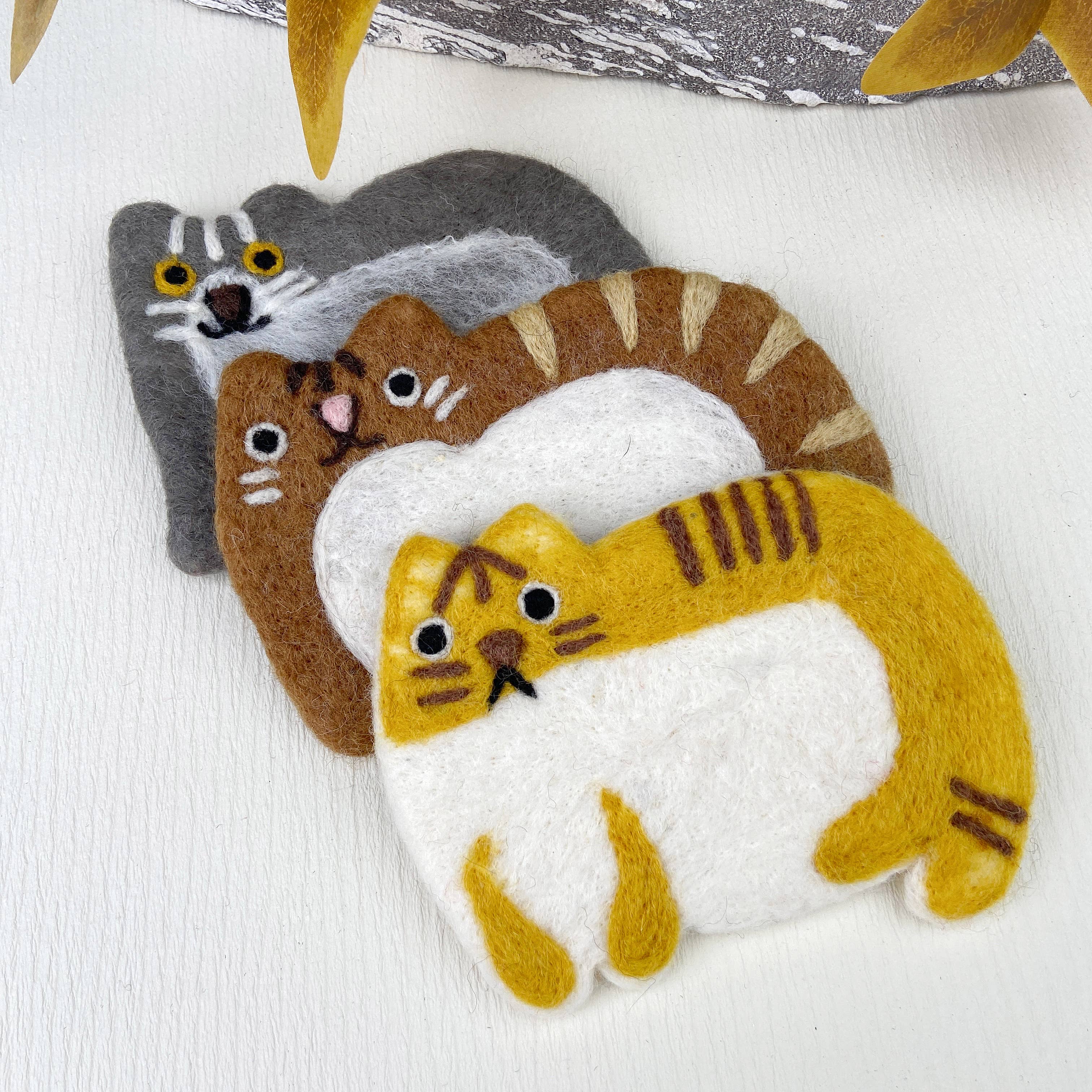 mildstyles - Wholesale Onderzetters - Geïsoleerde placemats voor katten van wolvilt8