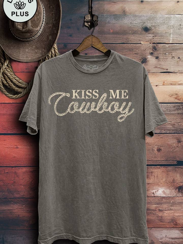 Lotus Fashion Collection - Wholesale T-Shirt (Graphic) - Women's - Kiss Me Cowboy Graphic Top3