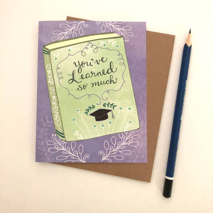 Cynla – wholesale Graduation card – Congrats Grad Card - Grad book greeting card1