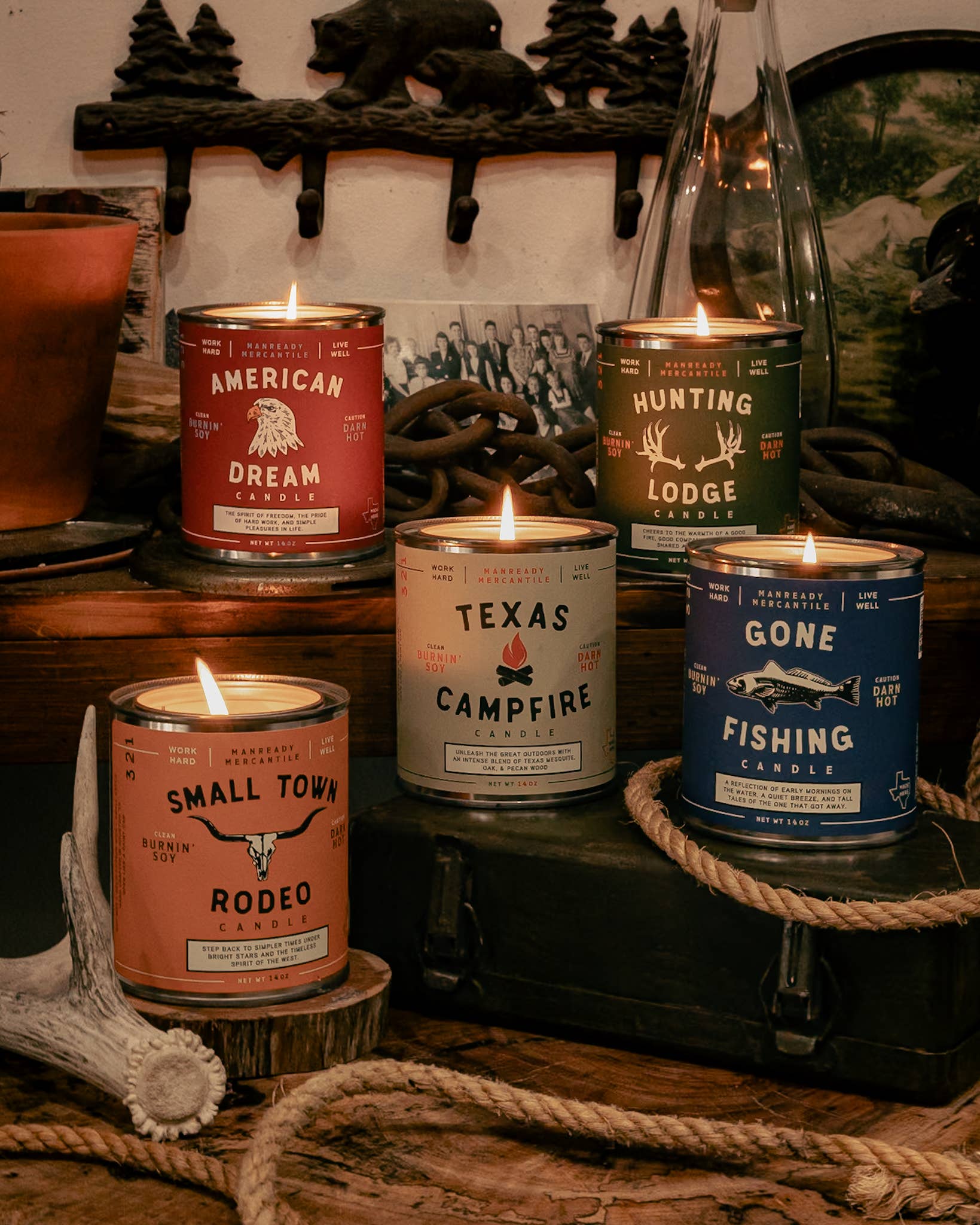Manready Mercantile - Wholesale Jar/Filled Candle - Candle | The Americana Series | American Dream4