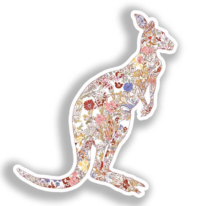 Kangaroo Decal Sticker # A019149 for wholesale by Yoonek Graphics