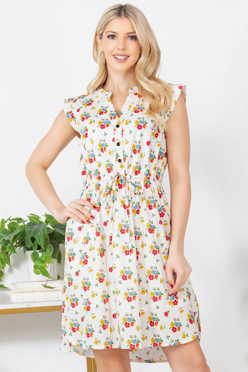 LA Soul - Vente Robe – femme - Robe à imprimé floral2