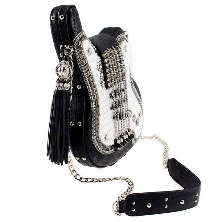 Mary Frances Accessories – wholesale Crossbody bag – Women's – Greatest Hits Beaded Crossbody Guitar Handbag2