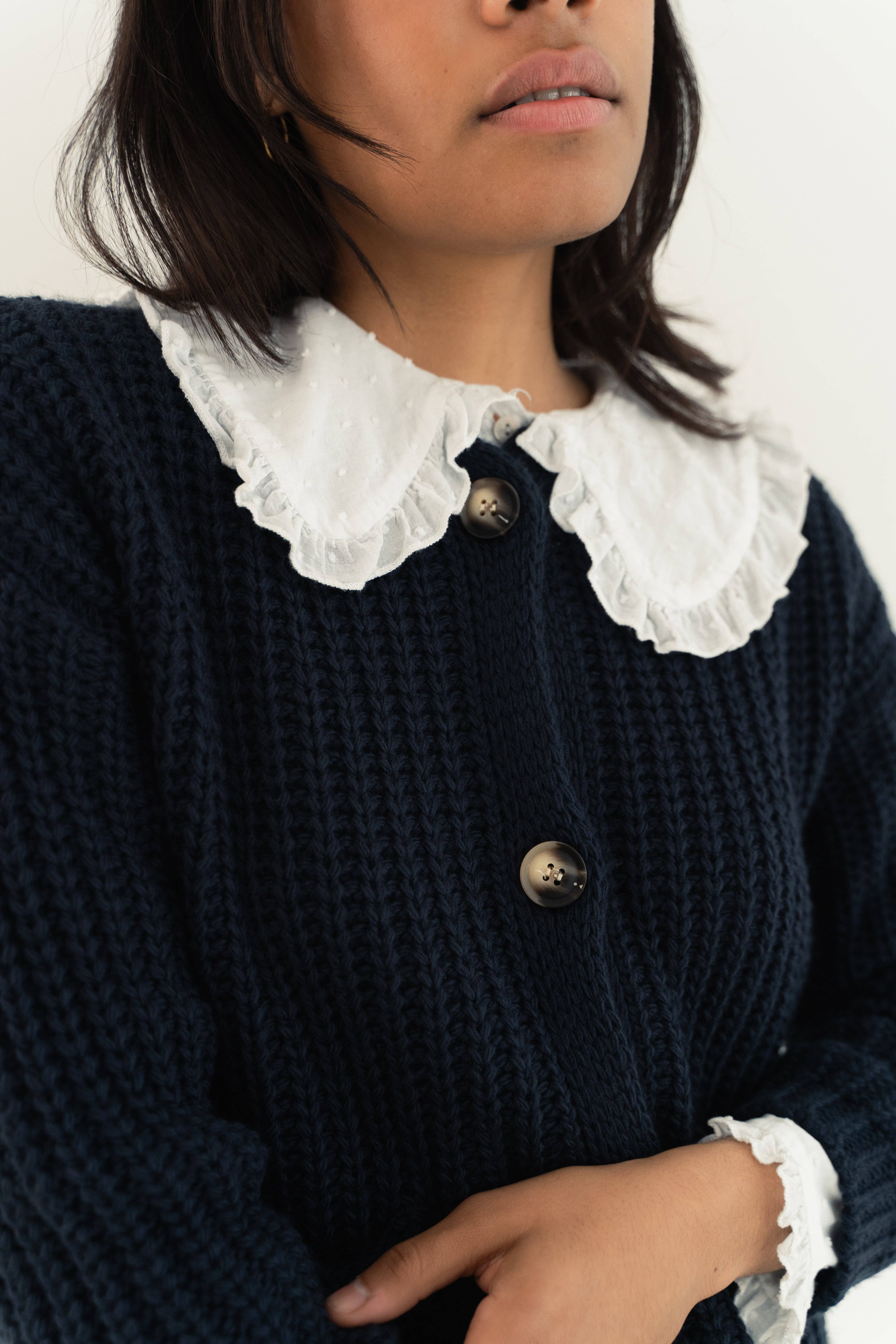 MindTraveler - Vente Cardigan – femme - Cardigan Cloe Marino bleu marine4