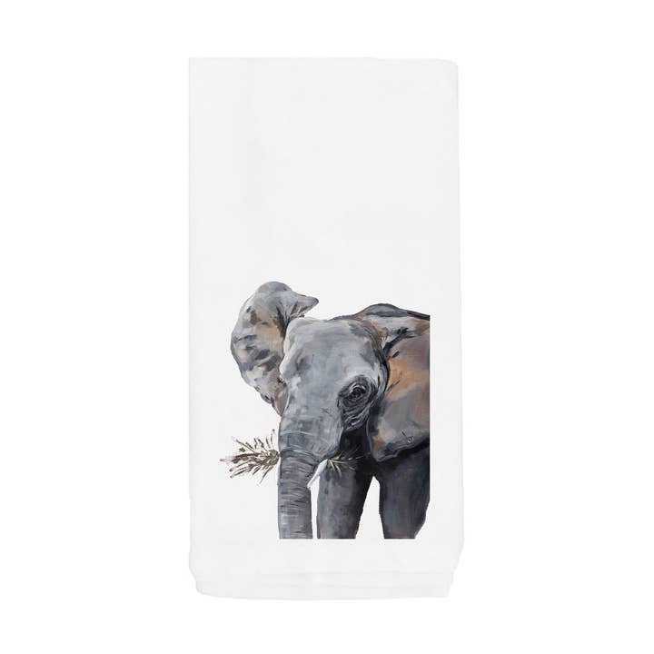Elephant Tea Towel for wholesale by Mads Studio & Co.