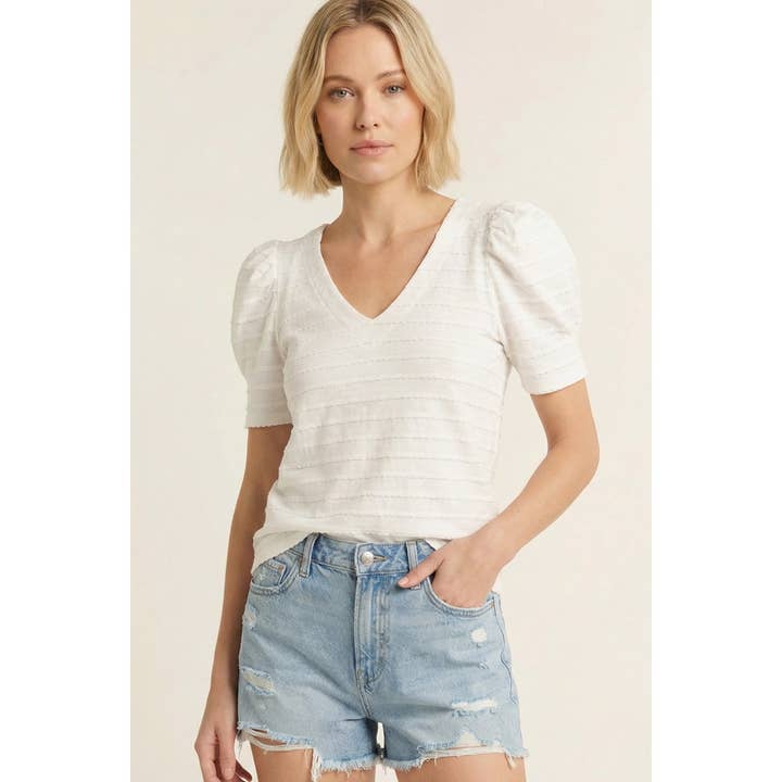 TOP DE TEXTURA A RAYAS para venta al por mayor de STACCATO